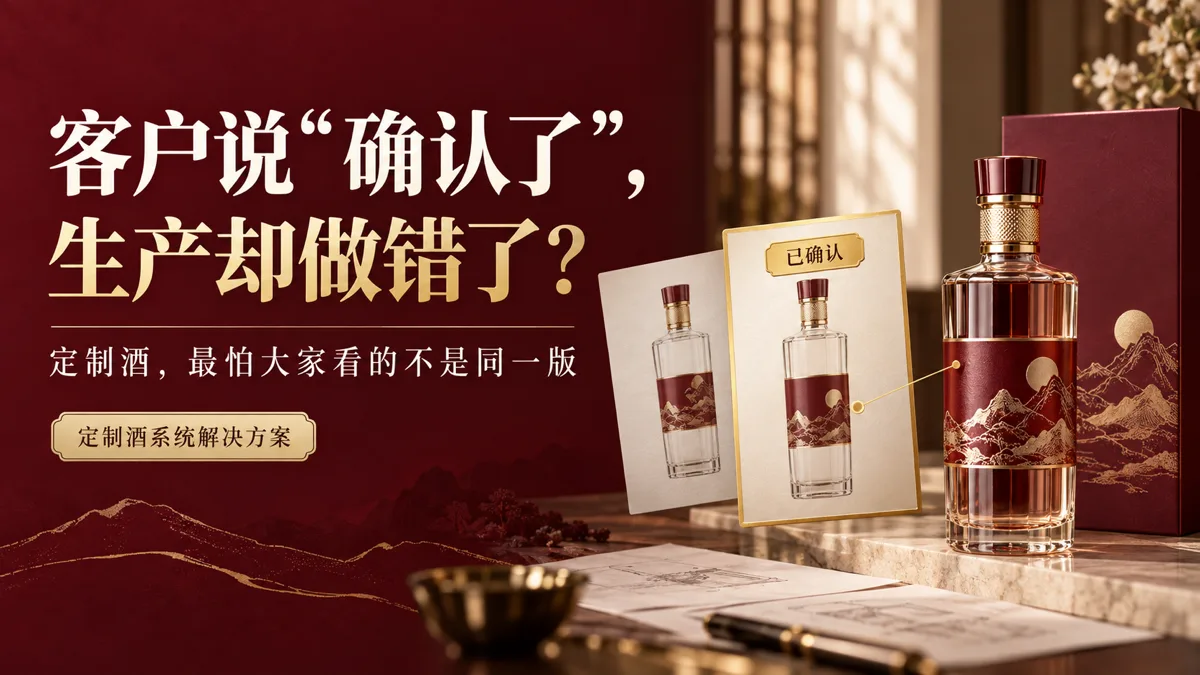 定制酒系统解决方案：让每一瓶专属酒, 从下单开始就更清晰